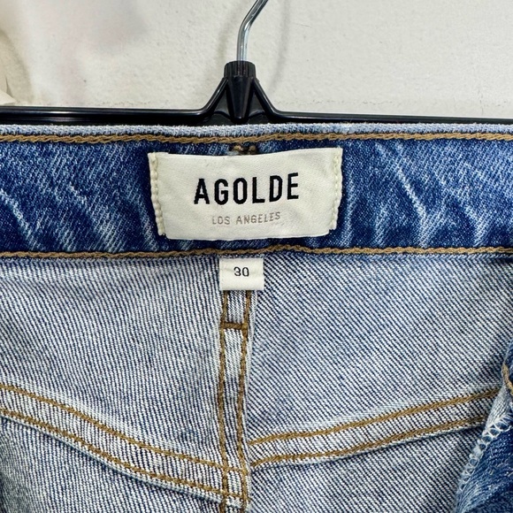 Agolde ‘Harper’ Cropped Jeans in Moor - Picture 10 of 11